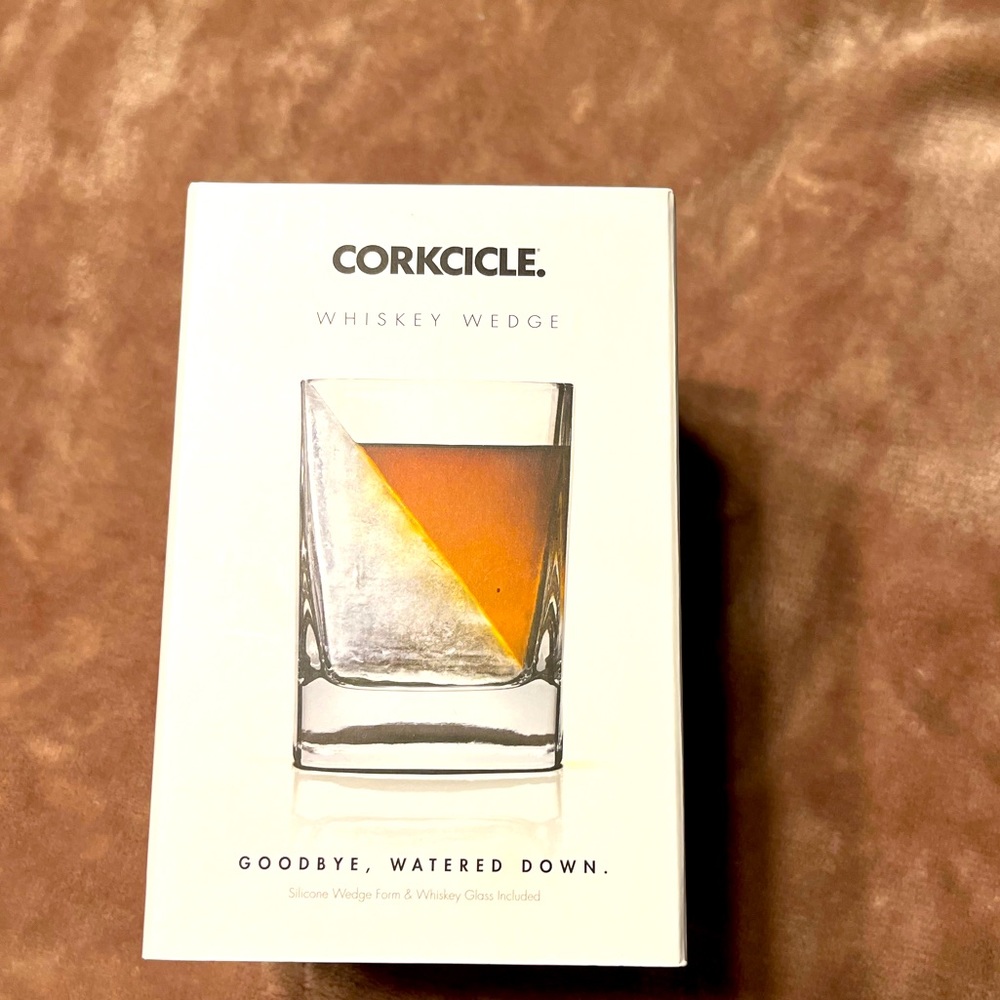 Corkcicle whiskey wedge glass
